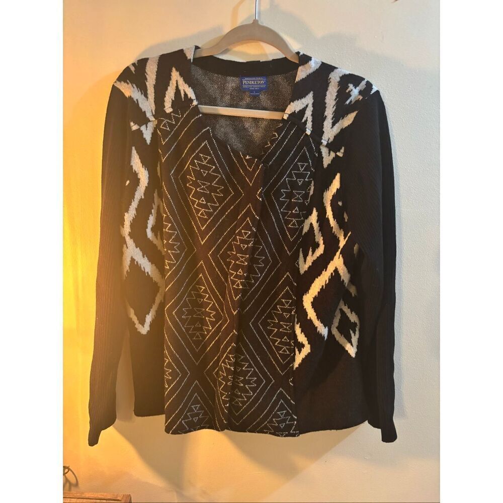 Pendleton Lambswool Cardigan - Picture 2 of 5